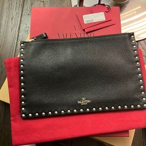 Valentino large studded pouch